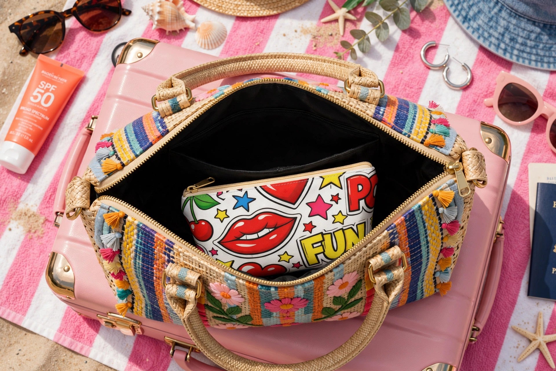 Pop Art Fun Cosmetic Pouch