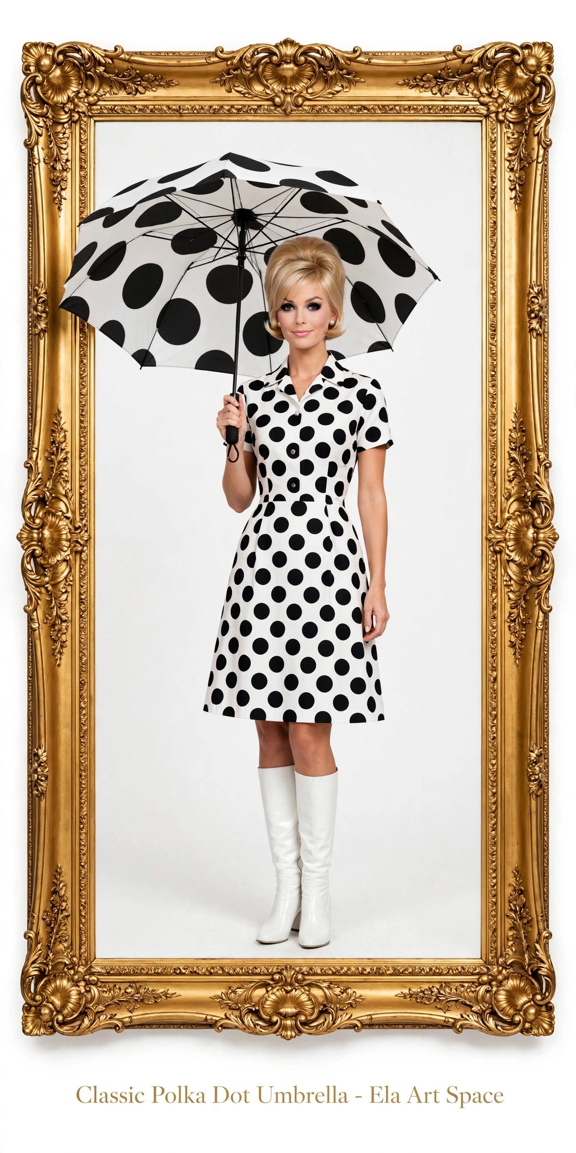 Classic Polka Dot Umbrella