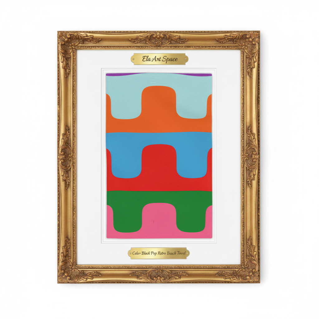 Color Block Pop złota rama