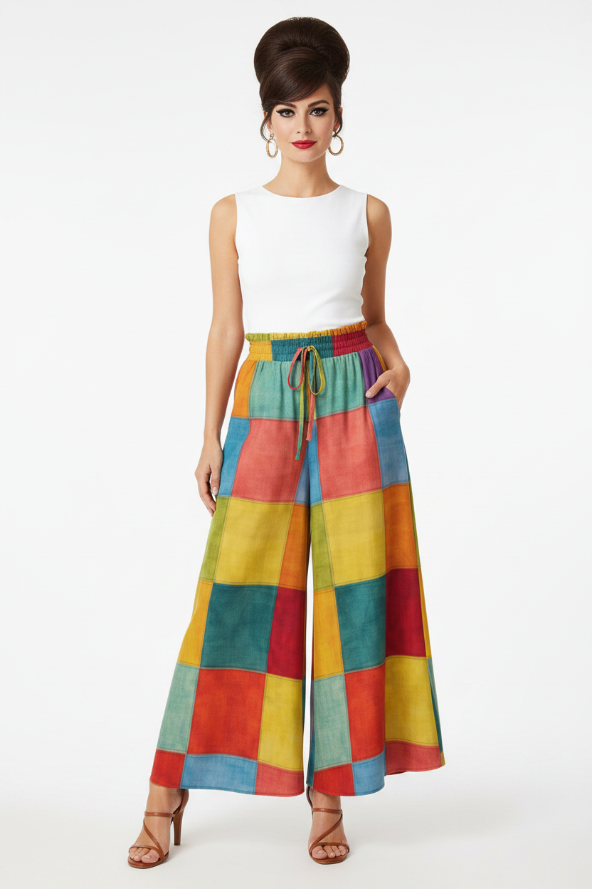 Colorblock Palazzo — Front