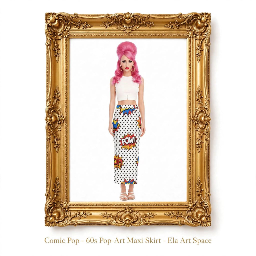 Comic Pop - 60s Pop-Art Maxi Skirt