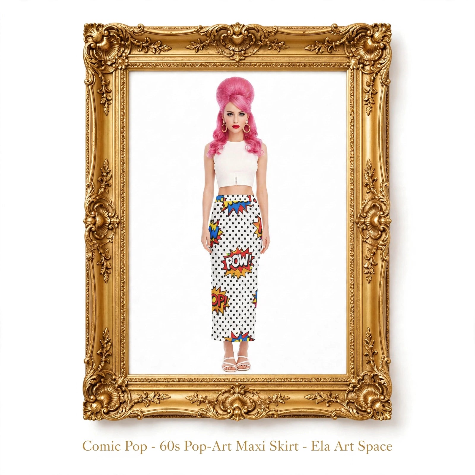 Comic Pop - 60s Pop-Art Maxi Skirt