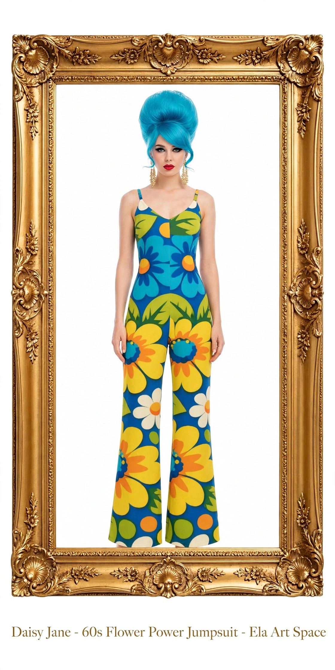Daisy Jane - 60s Flower Power Jumpsuit