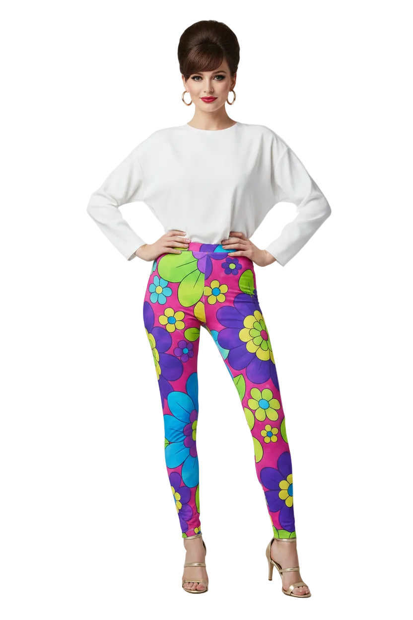 Flower Power Leggings — Front