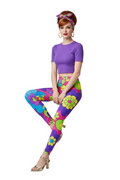 Flower Power Leggings — Sitting