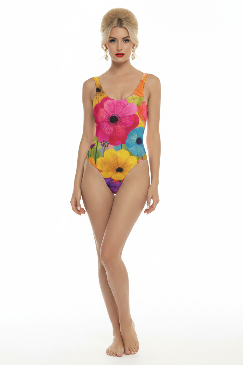 Flower Power — modelka z właściwym kostiumem