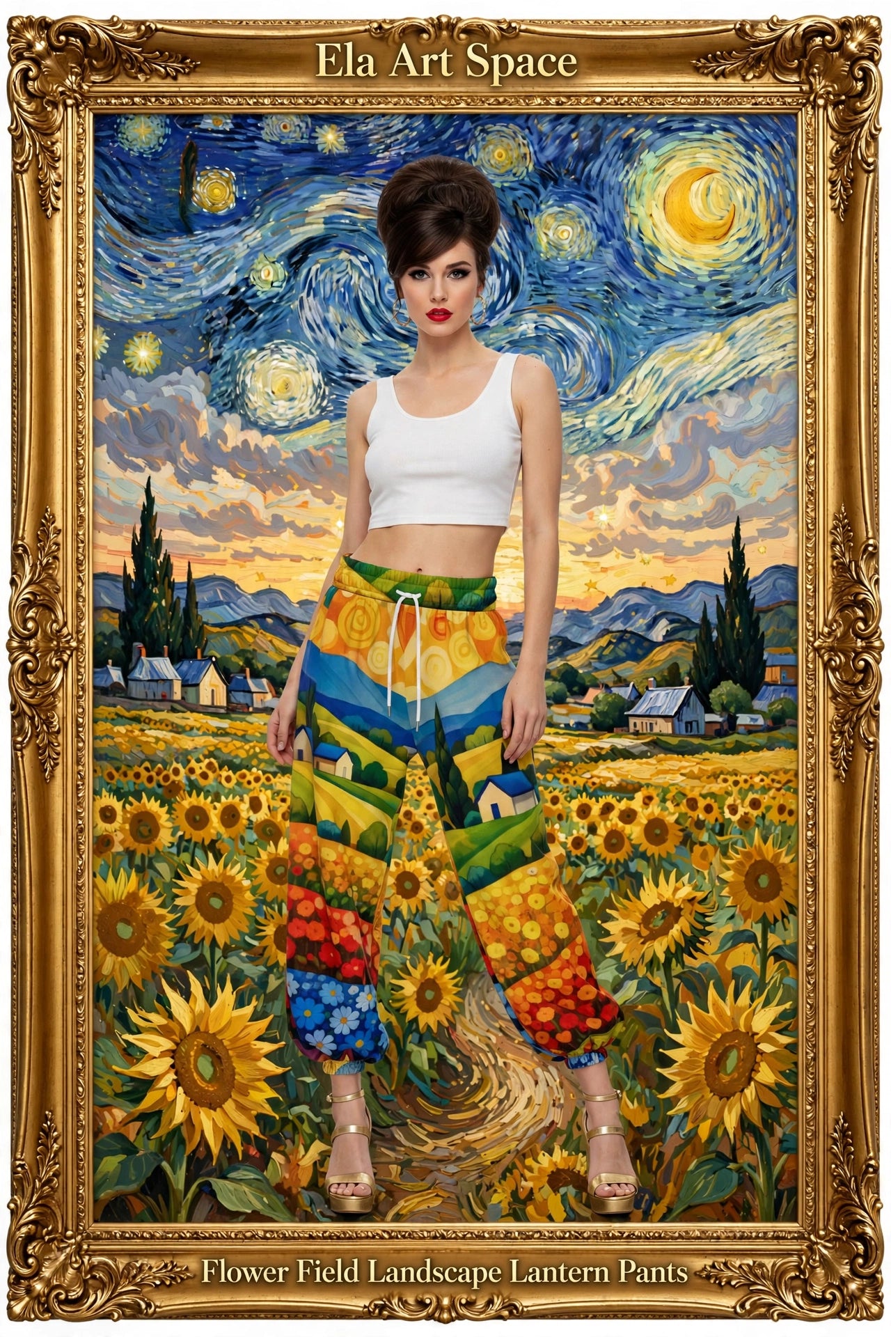 Flower Field Lantern Pants