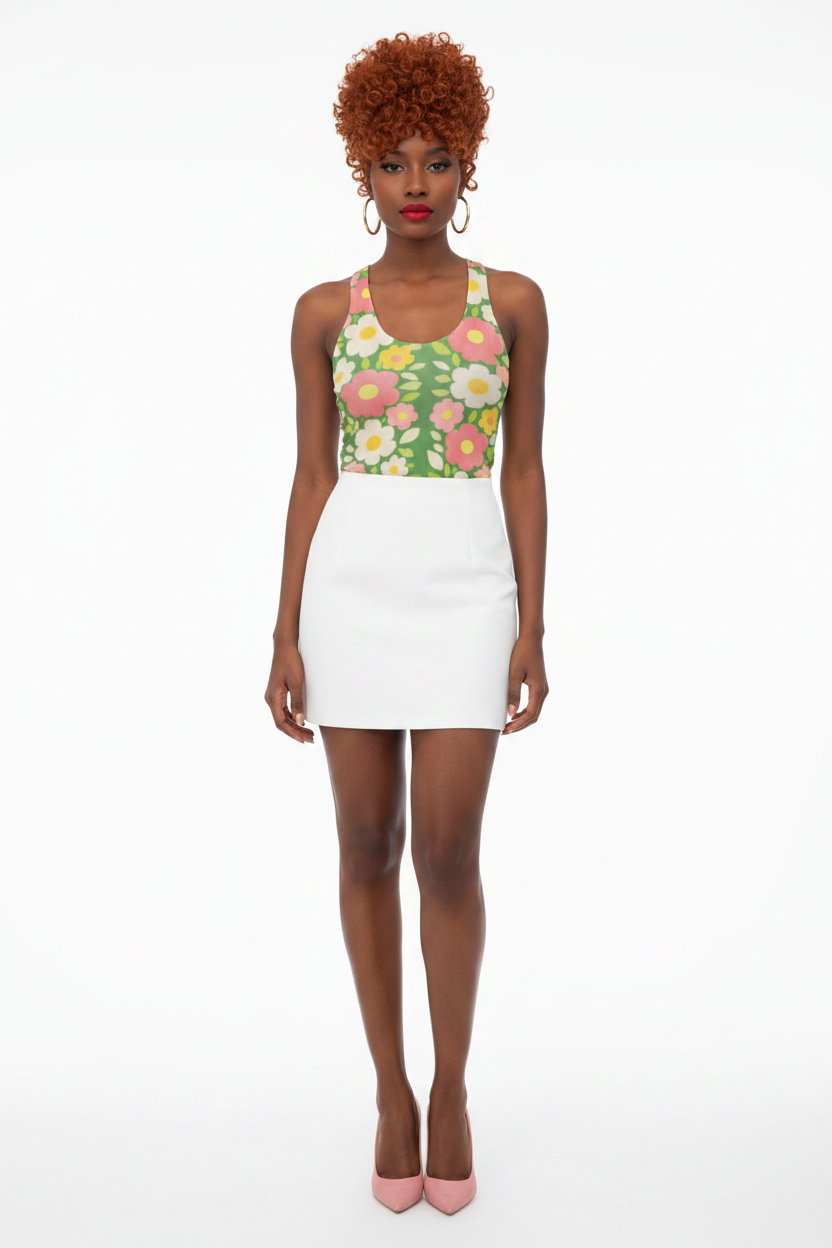 Front — czarna, miedziany beehive, UNTUCKED