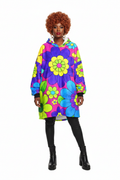 Front — czarna, miedziany bouffant