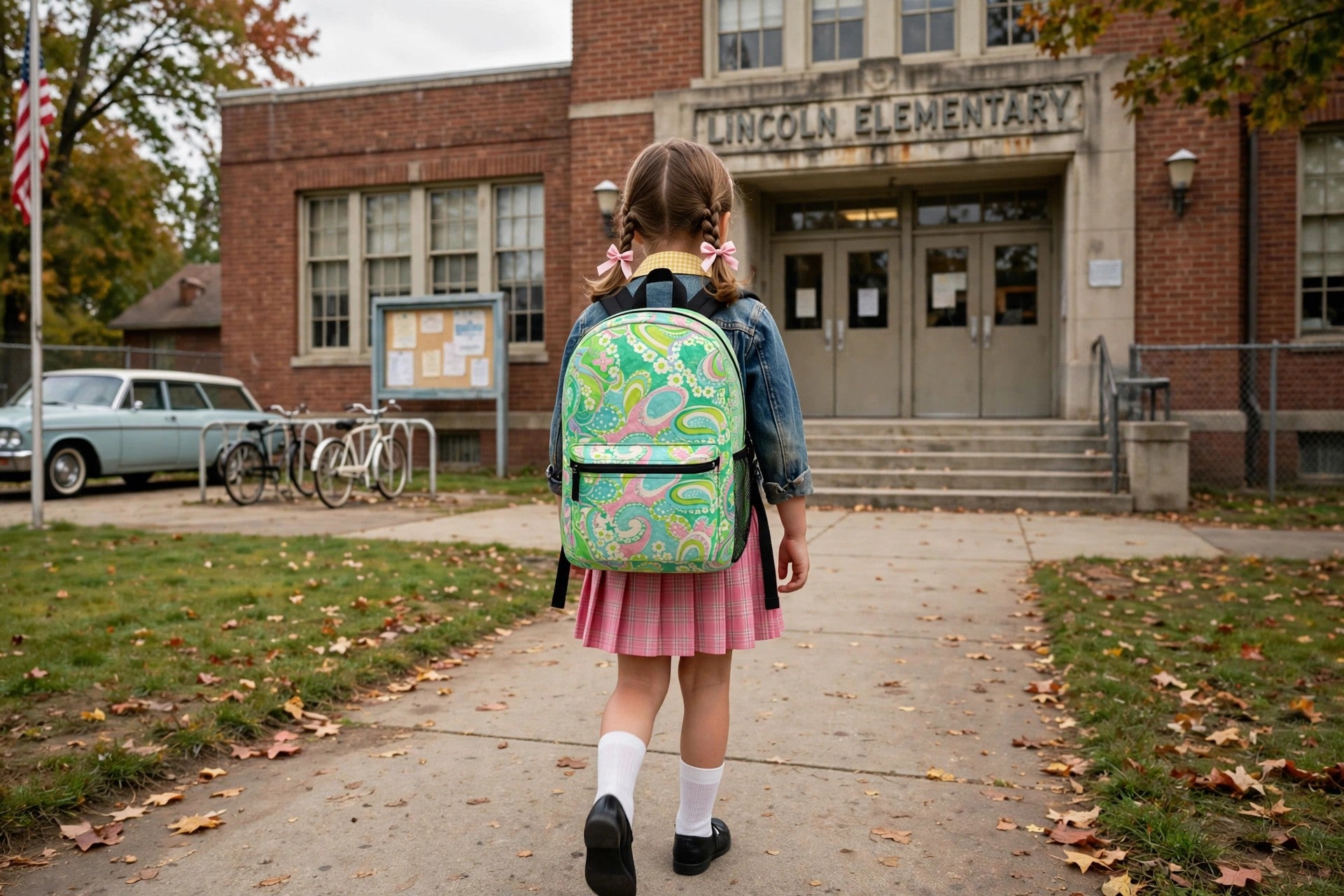 Mint Paisley Garden Backpack