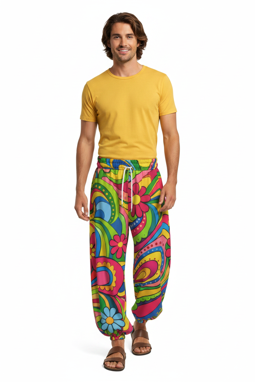 Groovy Paisley Lantern Pants — Man