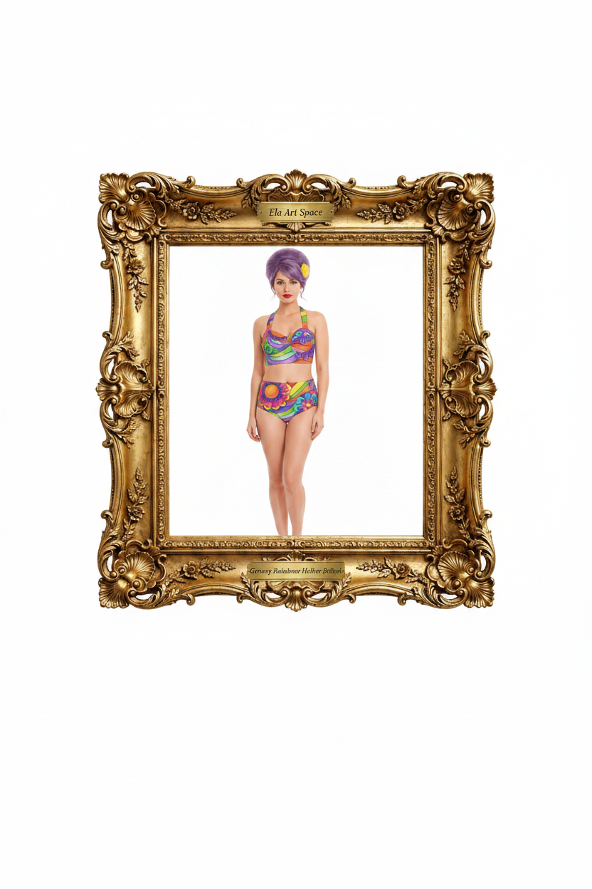 Groovy Rainbow Halter Frame fix