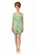 Paisley Daisy Racerback Dress — model 1