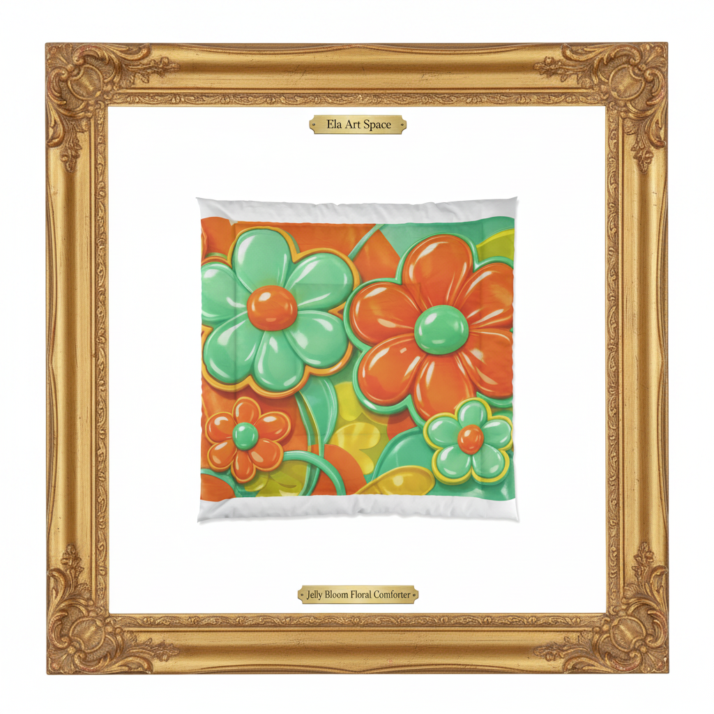 Jelly Bloom Comforter złota rama