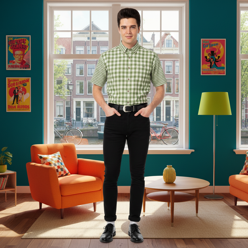 Lifestyle 1 — Amsterdam canal, teal wall
