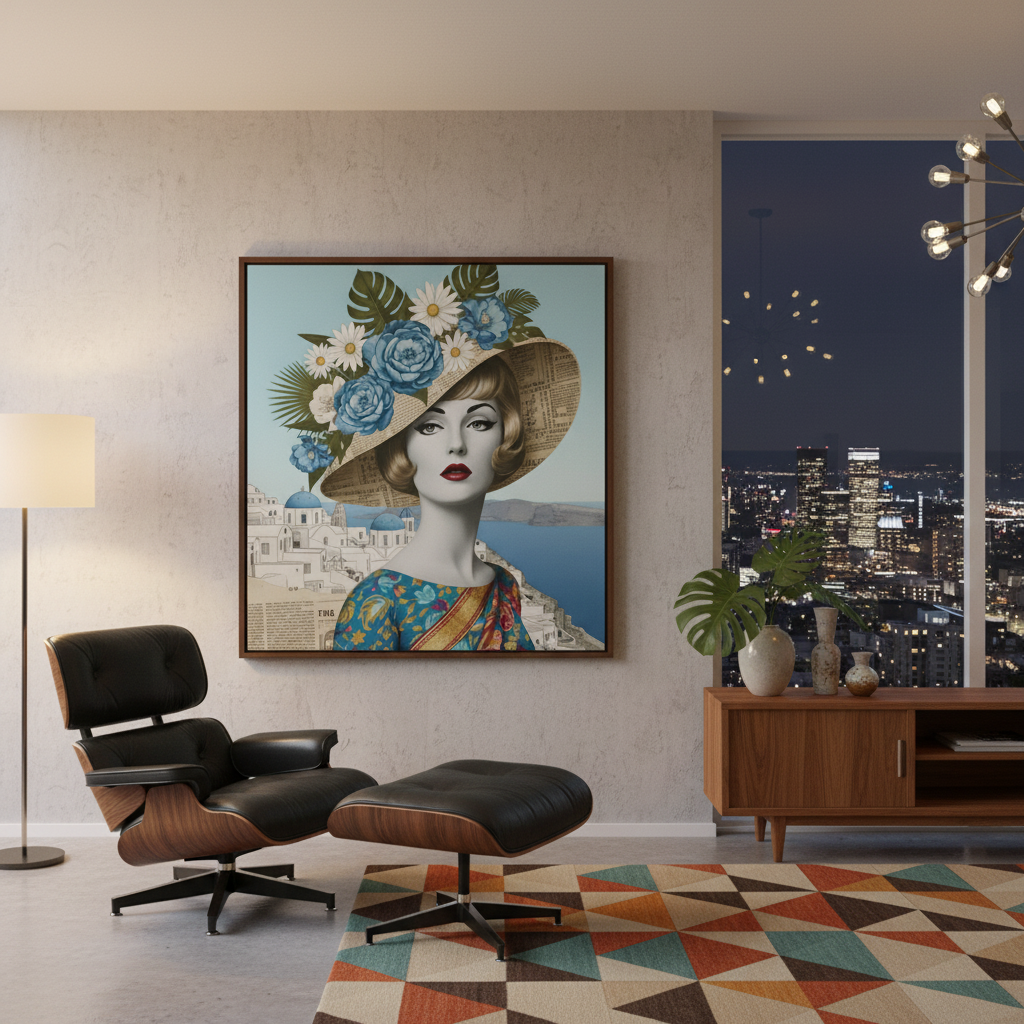 Lifestyle 1 — Mid-century modern living room