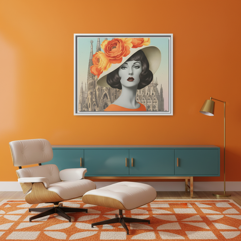 Lifestyle 1 — Orange & teal 60s