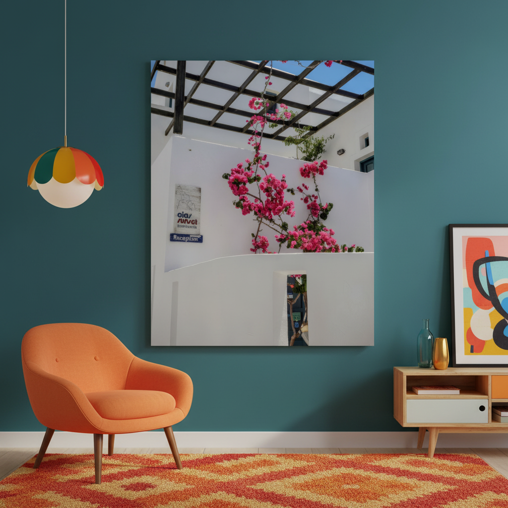 Lifestyle 1 — teal wall