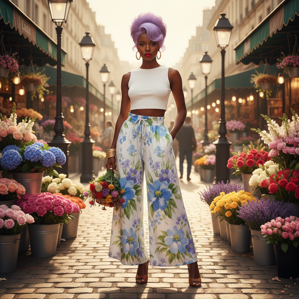 Lifestyle 2 — Parisian flower market