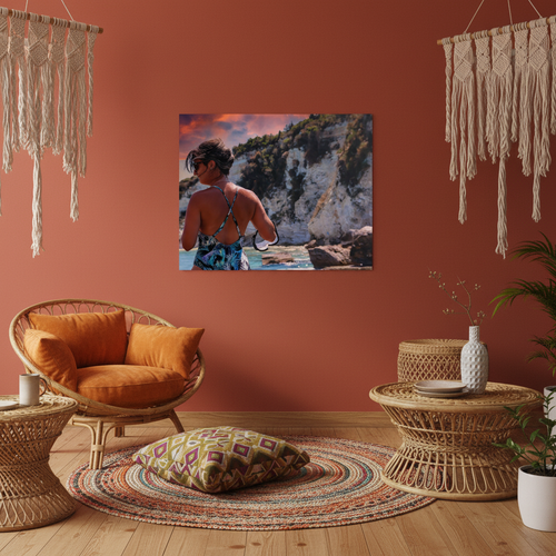 Lifestyle 2 — terracotta red wall