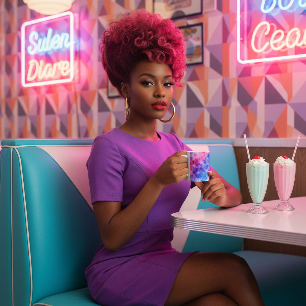 Lifestyle 60s diner