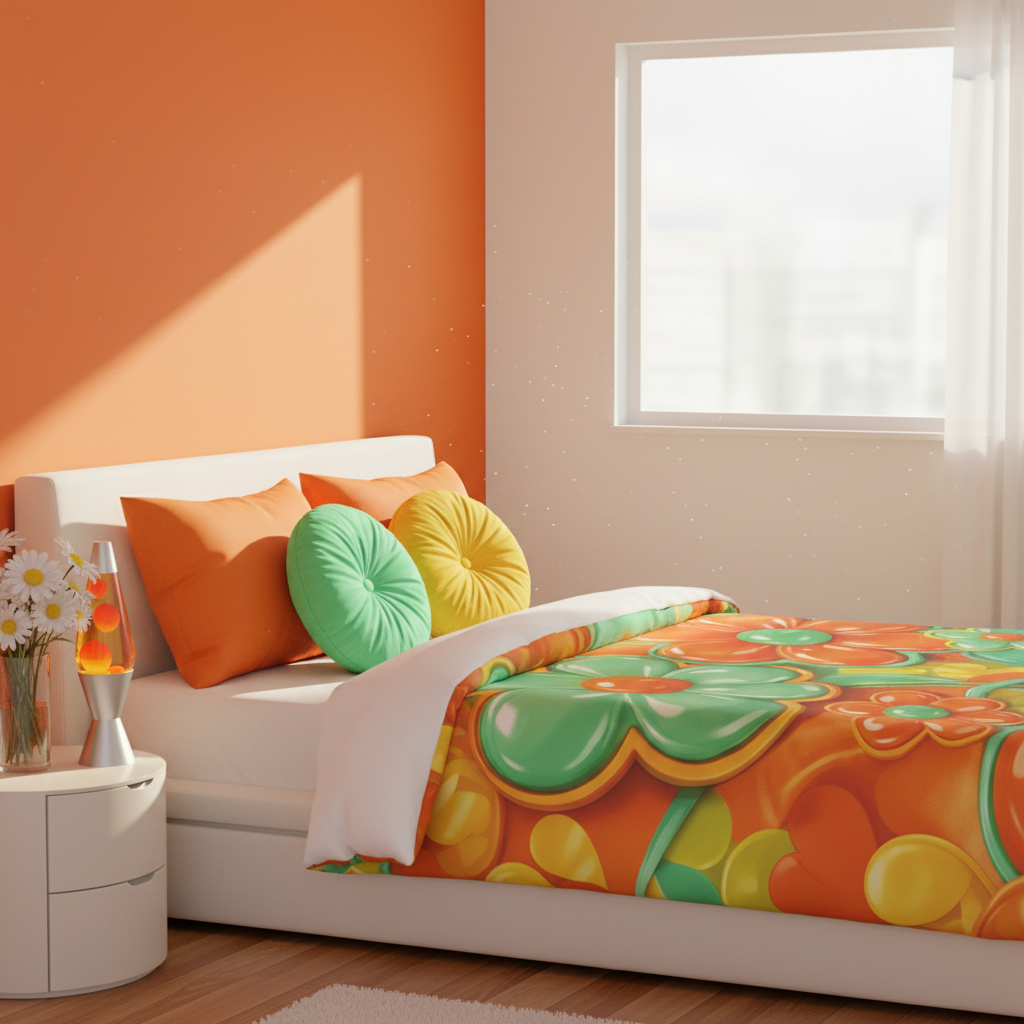 Lifestyle 60s mod bedroom