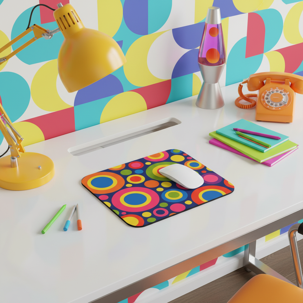 Lifestyle 60s mod home office