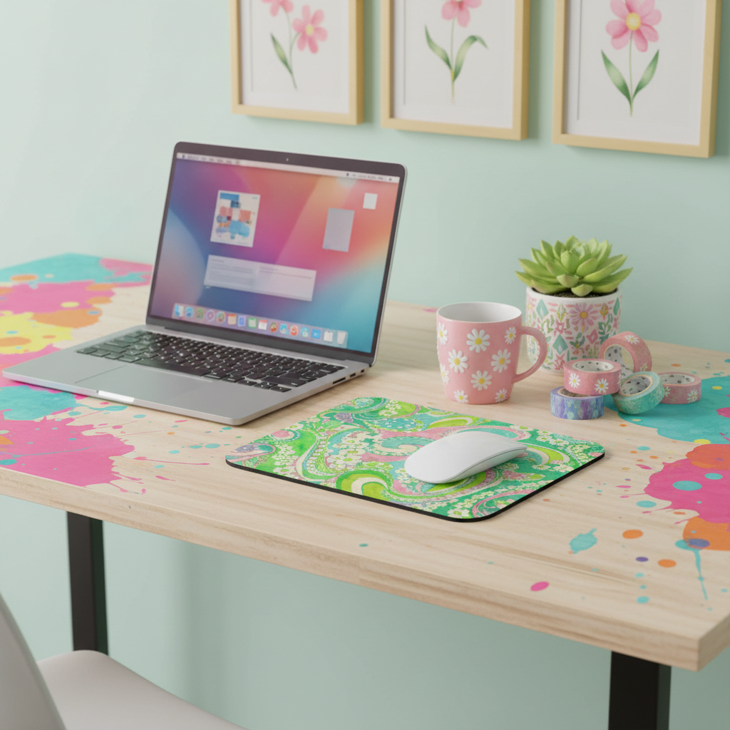 Lifestyle boho home office
