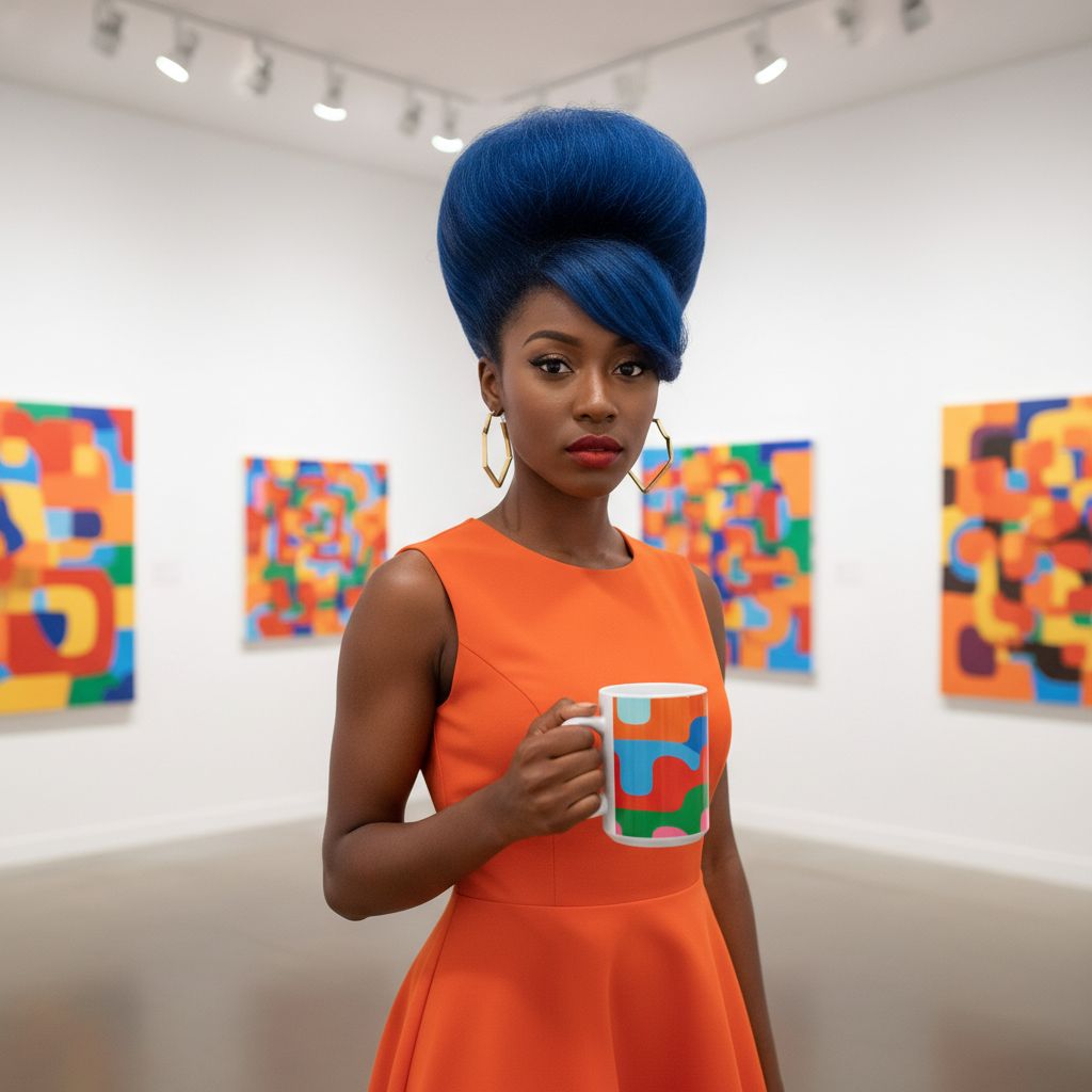Lifestyle modern art gallery
