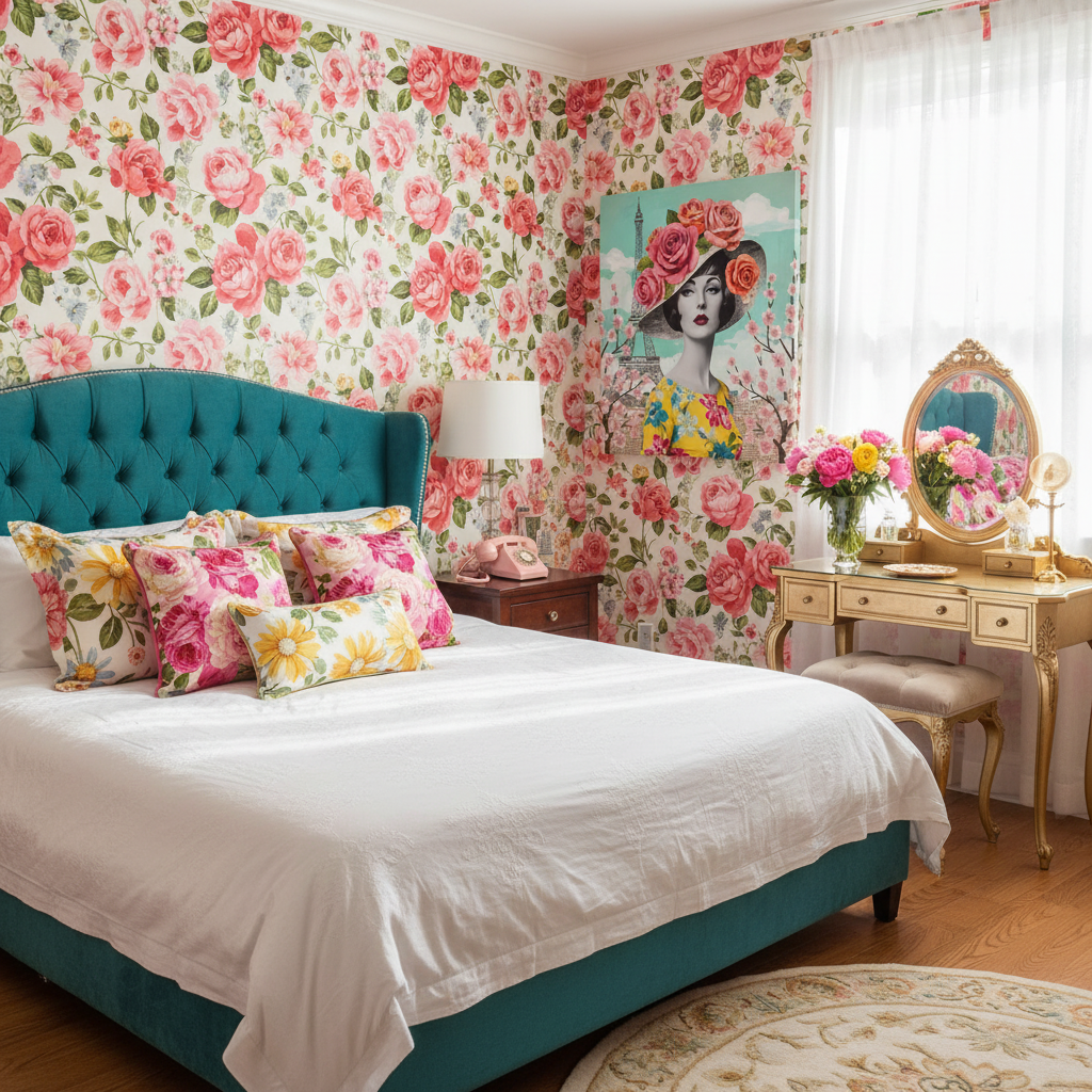 Lifestyle Parisian bedroom