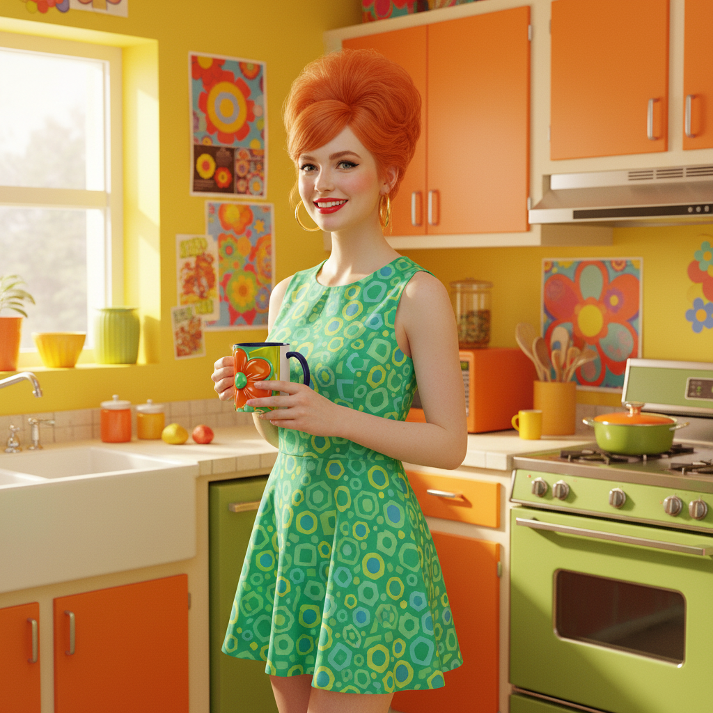 Lifestyle pop art kitchen