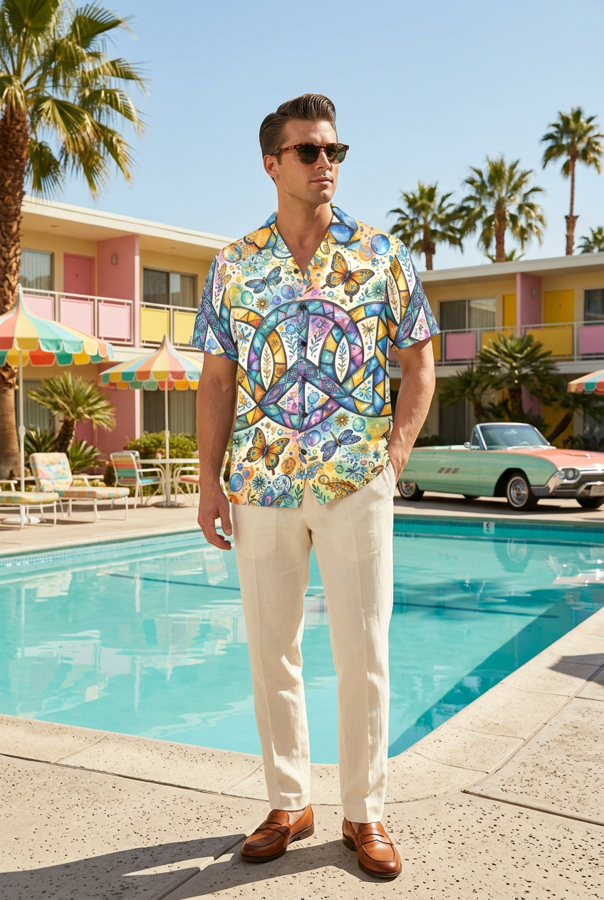 Lifestyle przy basenie w Palm Springs