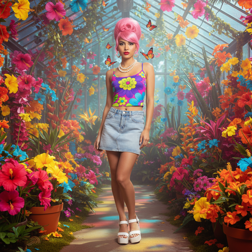 Lifestyle psychedelic greenhouse