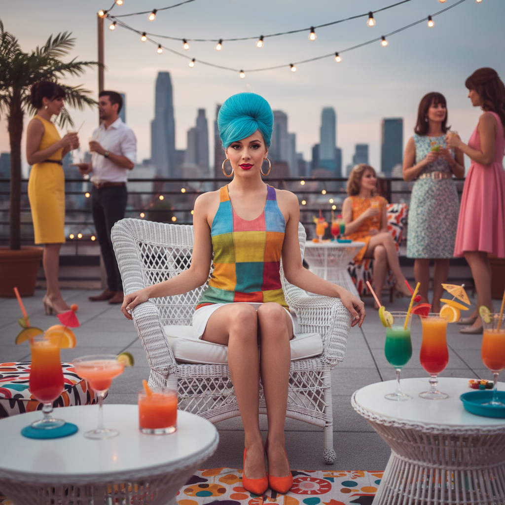 Lifestyle rooftop party