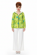Lime Green Windbreaker modelka 1