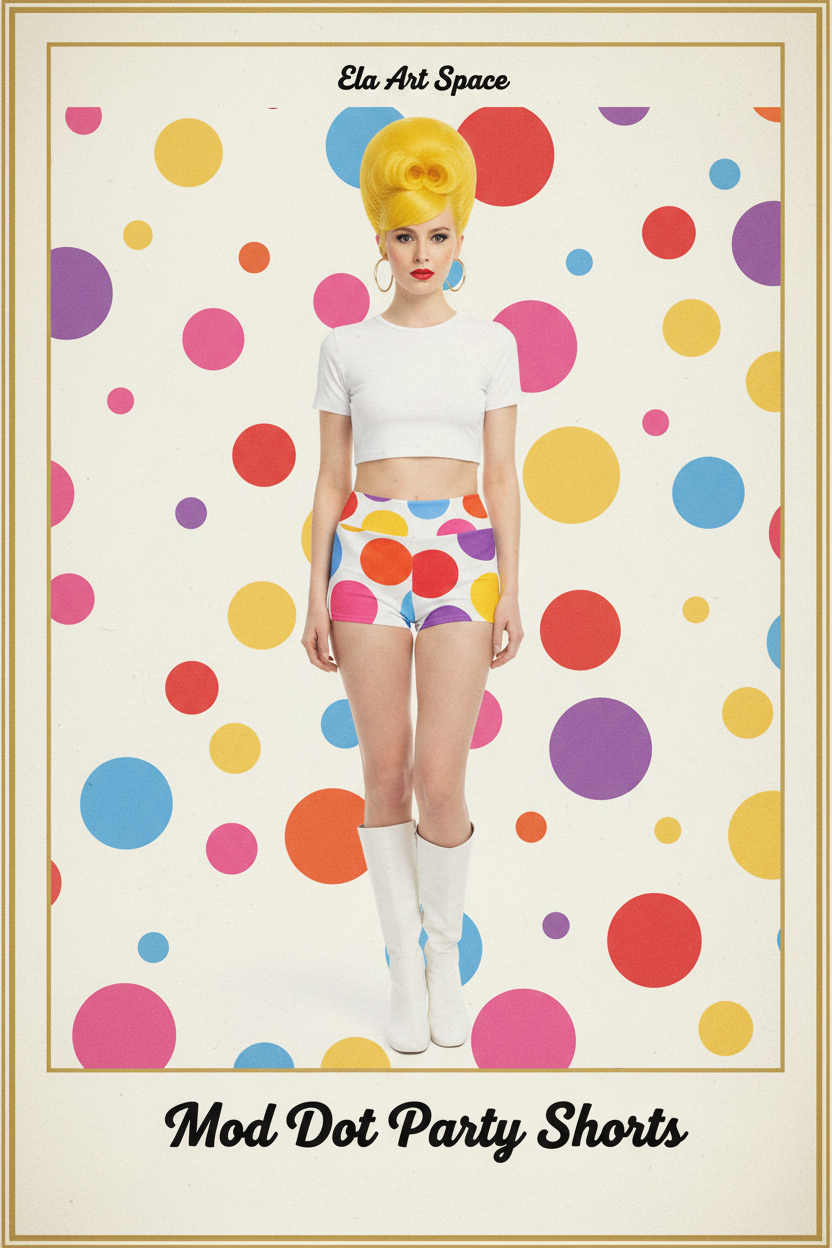 Mod Dot Party Shorts poster