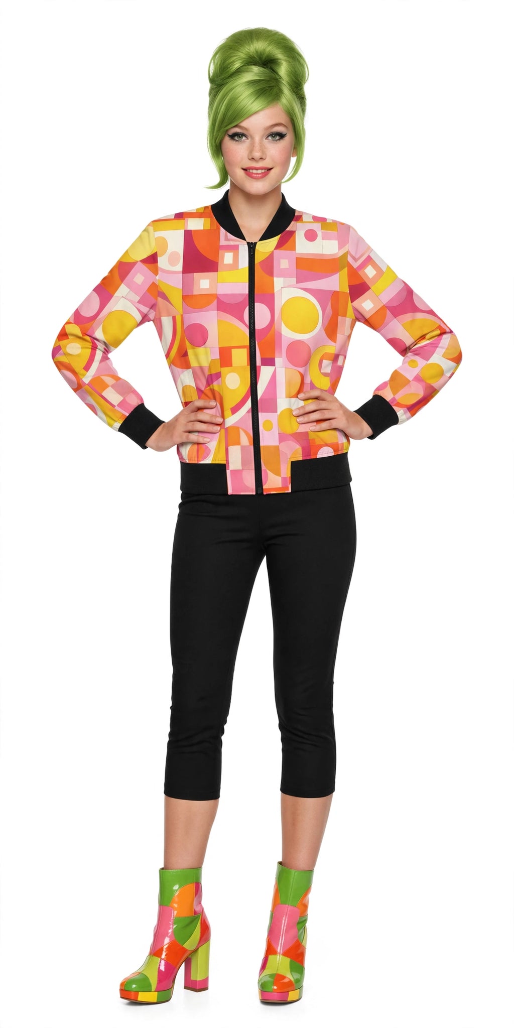 Pop Art Sunglasses Bomber Jacket