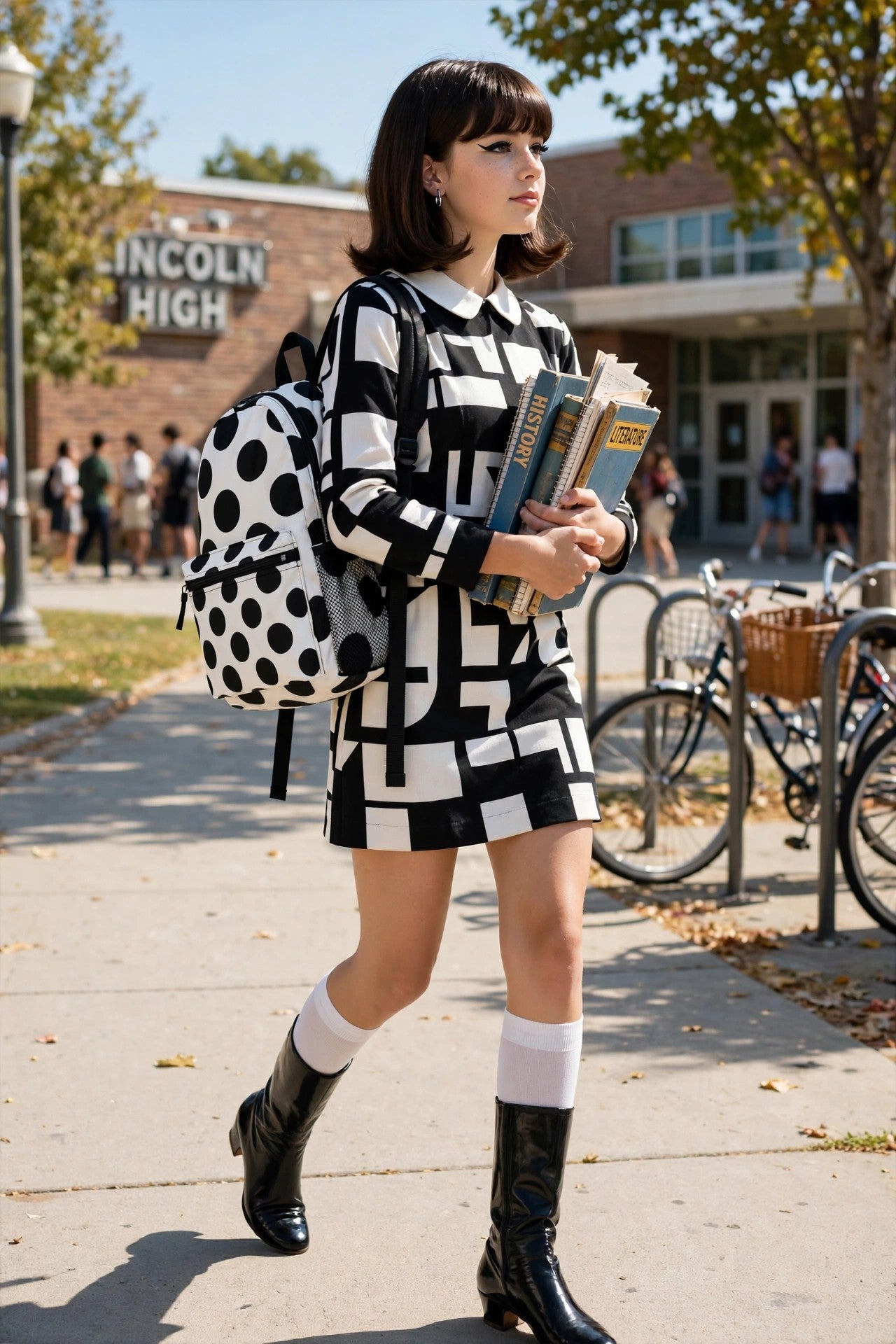 Polka Dot Backpack