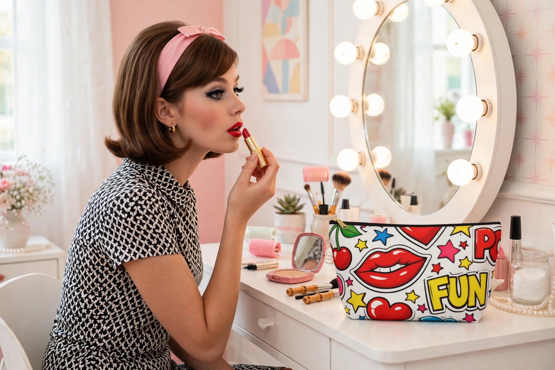 Pop Art Fun Cosmetic Pouch