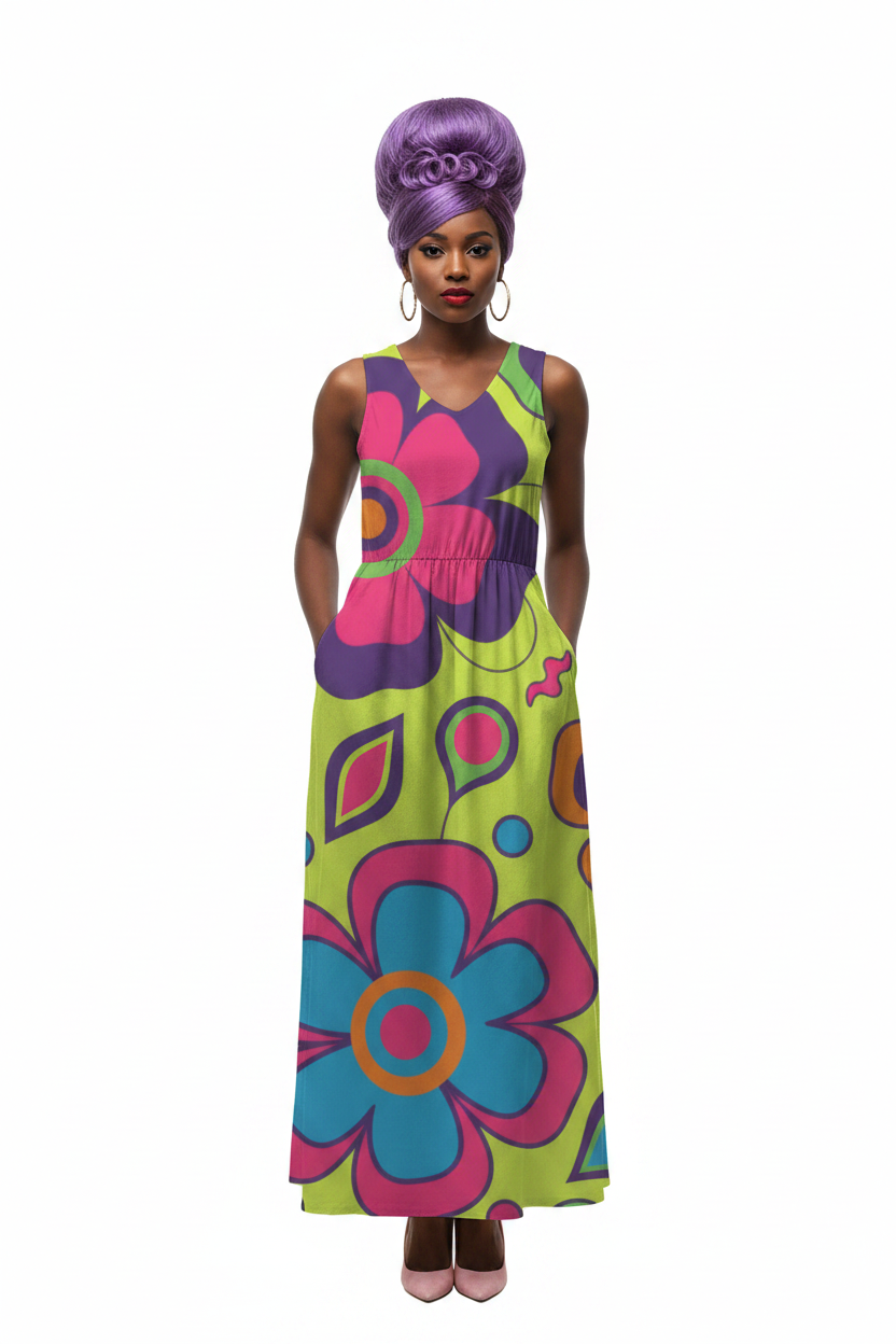 Flower Power Maxi Dress