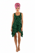 Emerald Lace Tank Dress