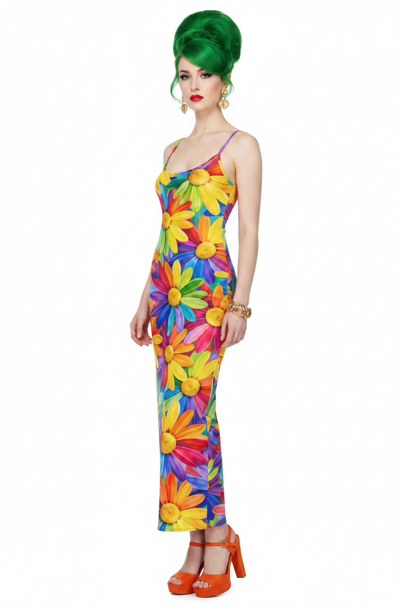 model 2 — zielony bouffant