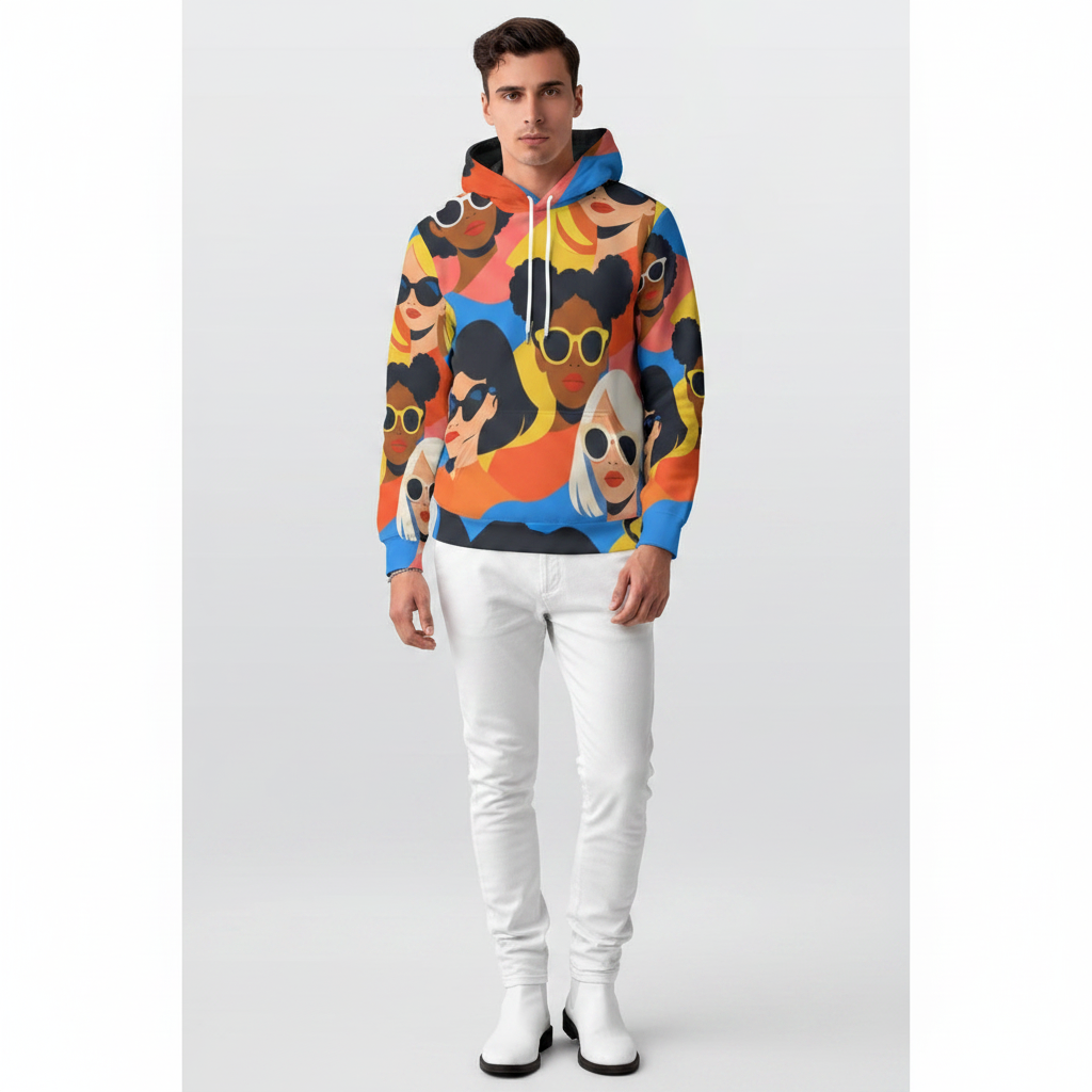 Model — Pop Art Hoodie