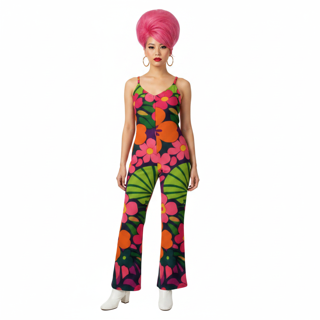 Modelka 1 - Asian, pink beehive, front