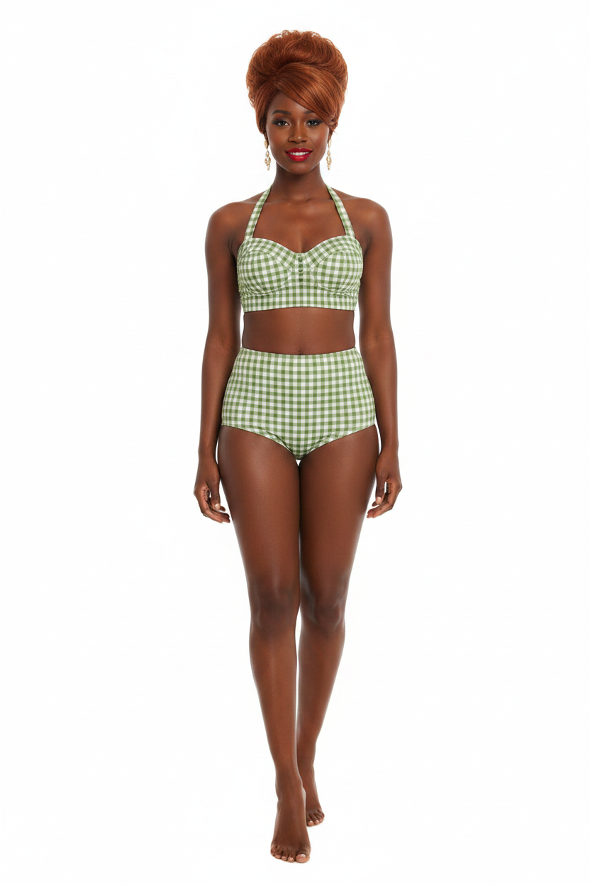 Modelka 1 — czarna, miedziana beehive