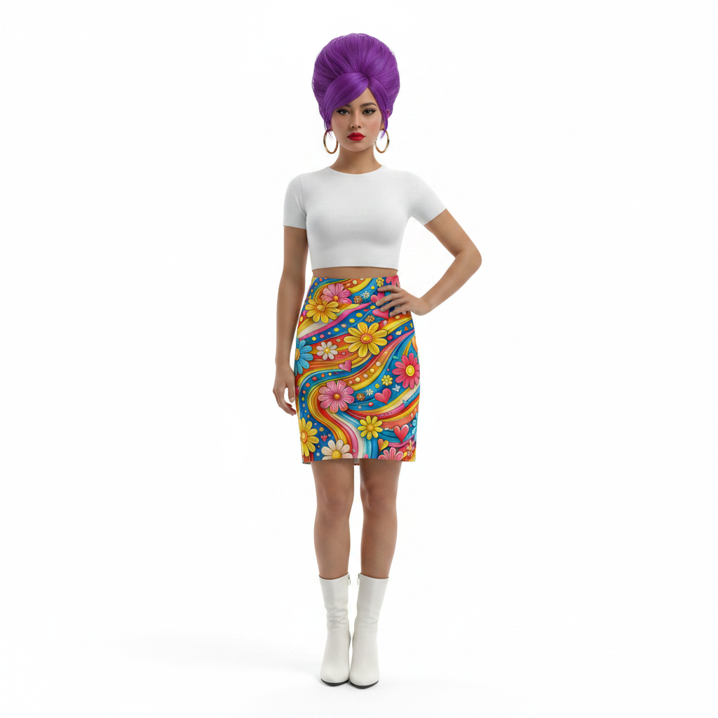 Modelka 1 - Latina purple beehive