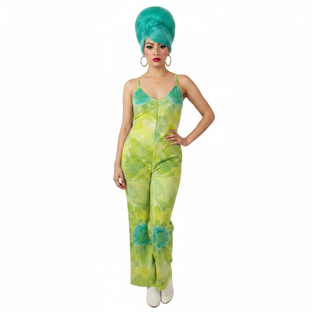 Modelka 1 - Latina, turquoise beehive, front