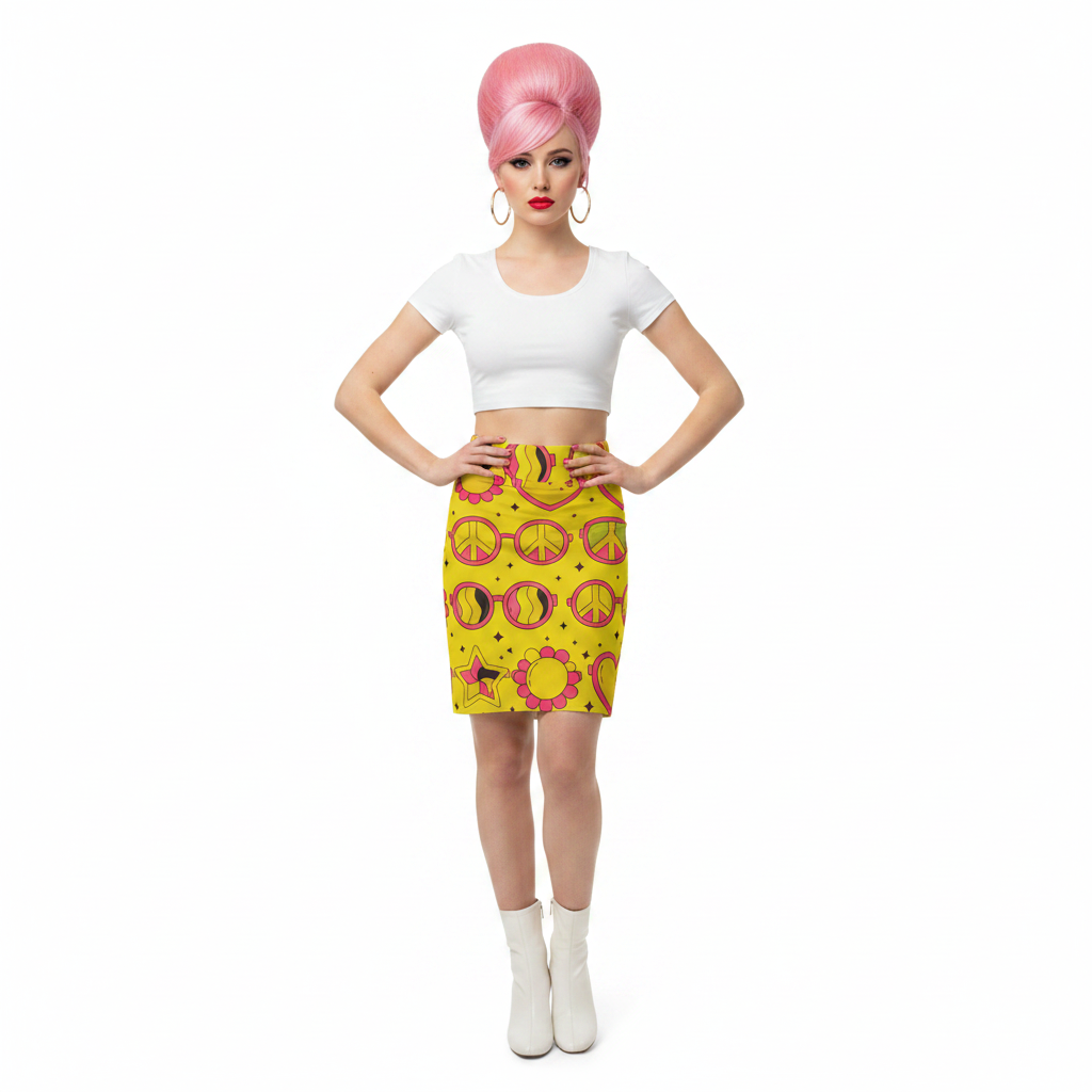 Modelka 1 - White pink beehive