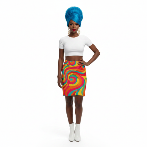 Modelka 2 - Black blue beehive