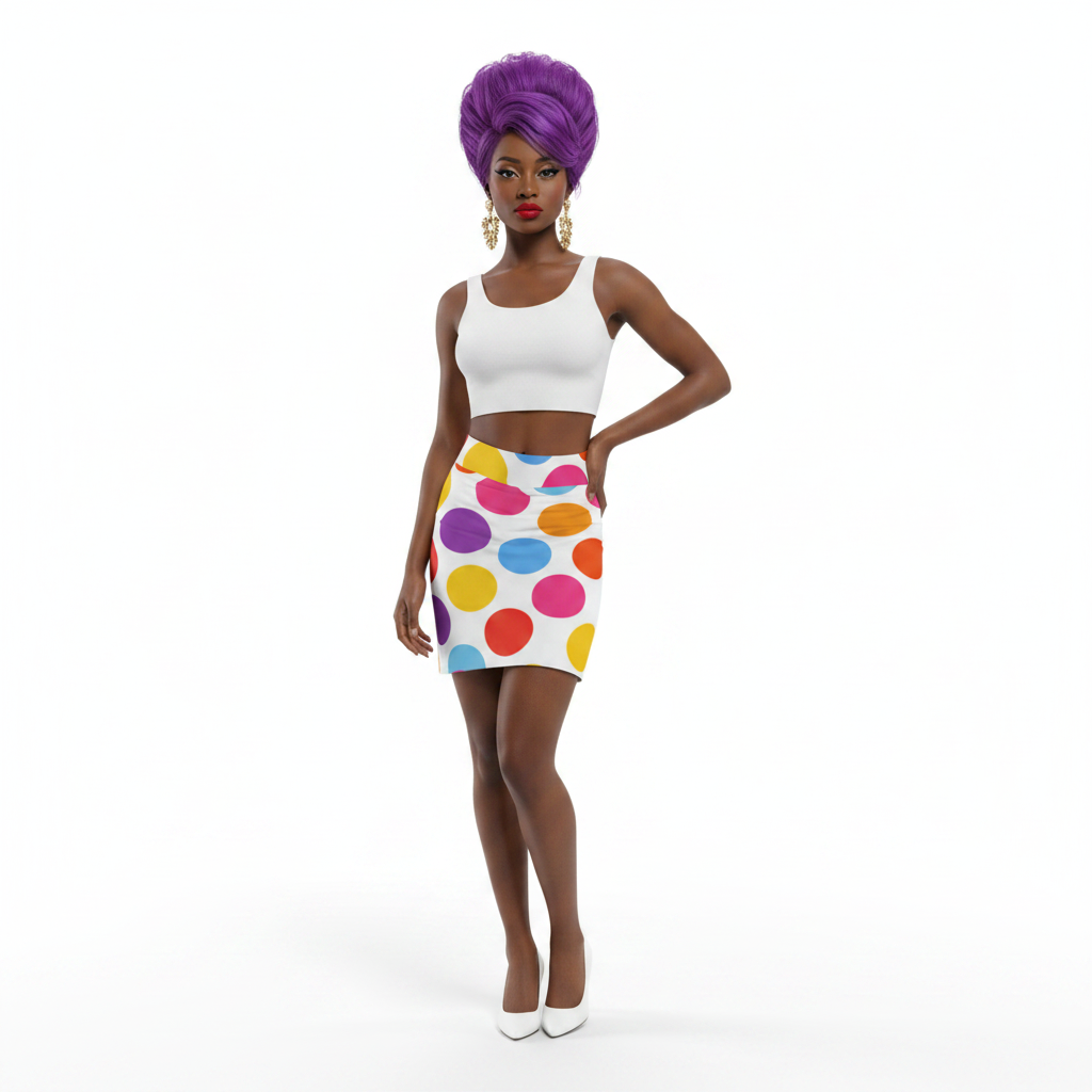 Modelka 2 - Black purple beehive